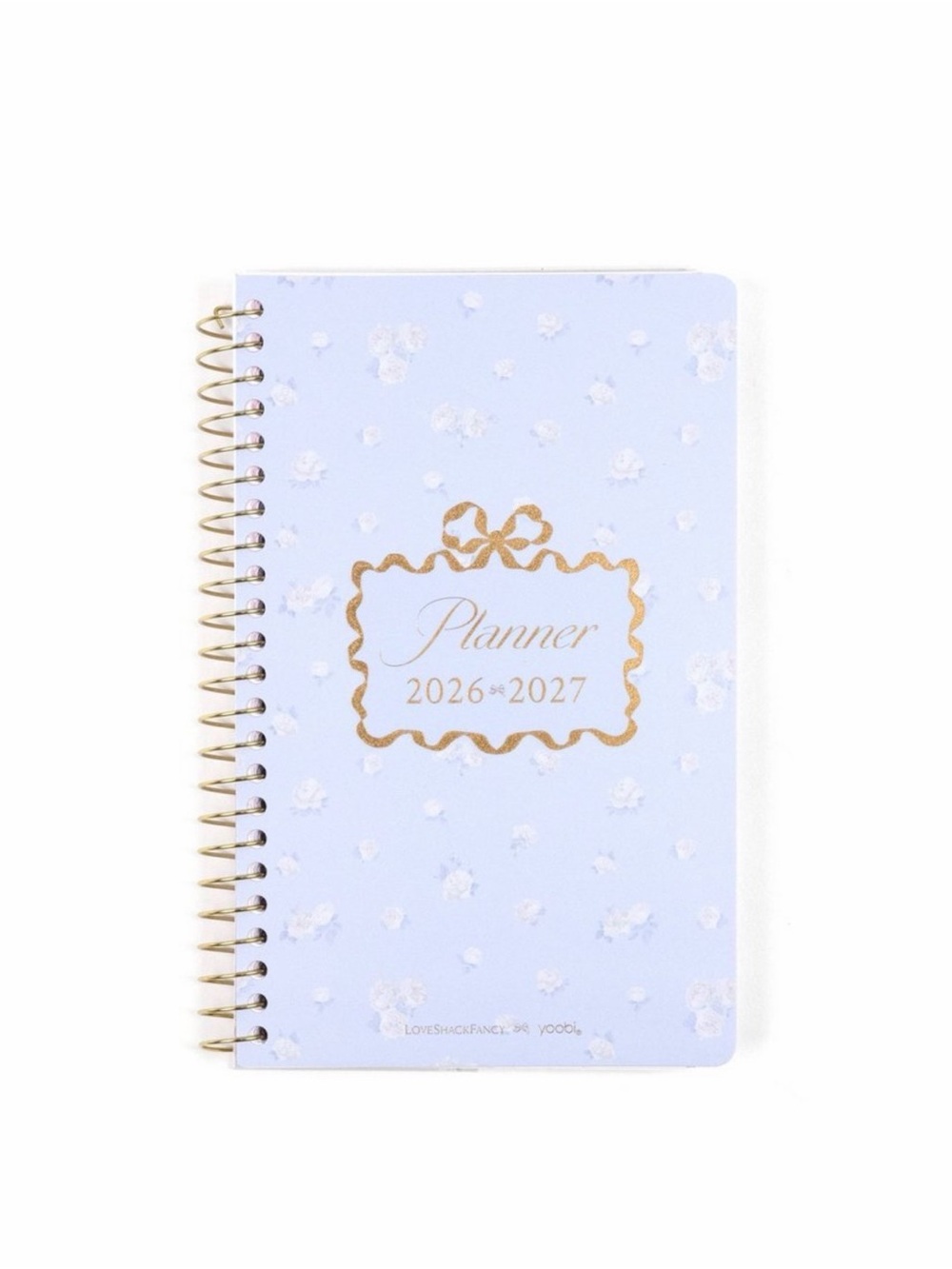 LoveShackFancy x Target Yoobi Everblooming Rosettes Monthly & Weekly Planner